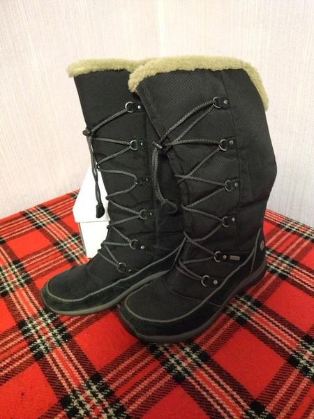 Women Clarks Boots Black Suede 39 #7AQK