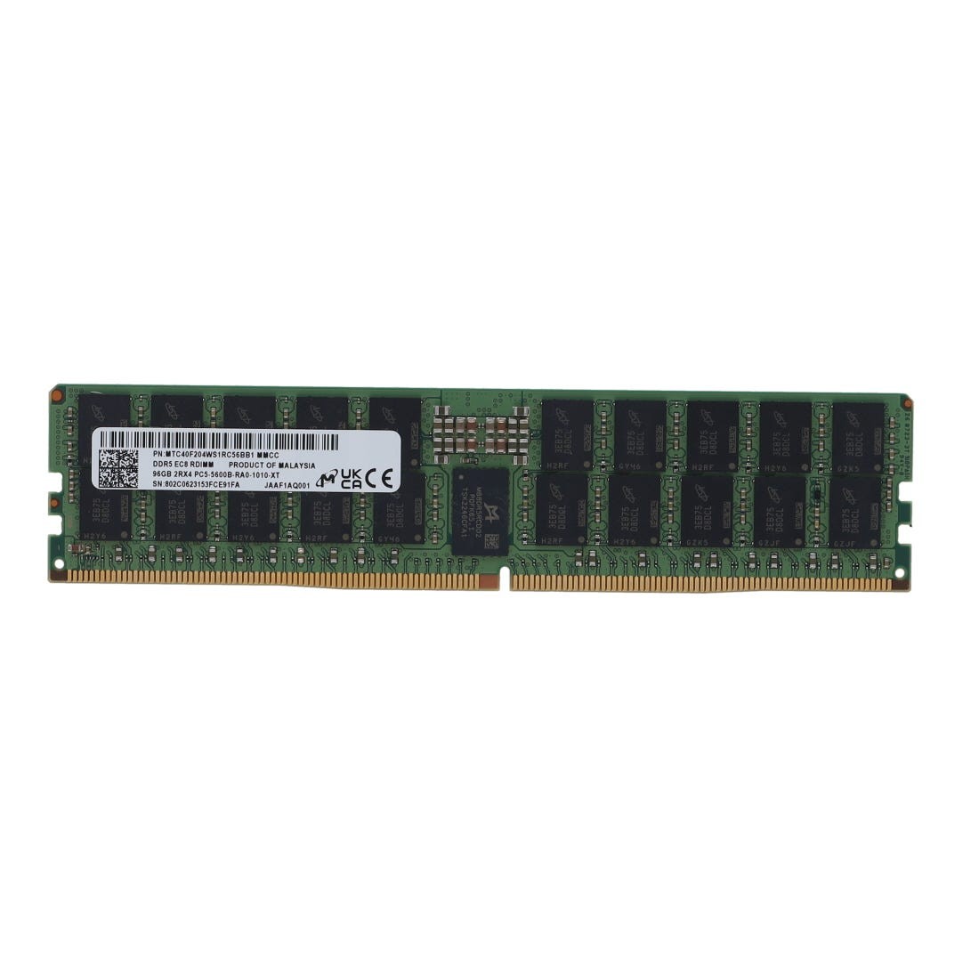Micron P64708-B21 96GB 2Rx4 PC5-44800B-R (DDR5-5600MHz) RAM - 1yr Wty