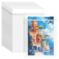 11x14 Inch Crystal Clear Resealable Storage Bags 50 Pack Self Sealing