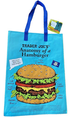 Trader Joe's Connecticut Reusable State/Region Tote Polypropylene Bag - 6Gal