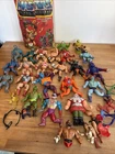 Lot Of 22 Masters of the Universe He-Man Figures Vintage A Case And  Acessories