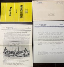 Triumph Motorcycle 1959 Dealer Pack Models Accessories T100 Tr6 T120 Scooter Cub Triumph Motorcycle 1959 Dealer Pack Models Accessories T100 Tr6 T120 Scooter Cub
