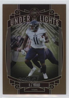 2021 Panini Legacy Under the Lights Bronze 46/100 AJ Brown #UL-AB 0a3