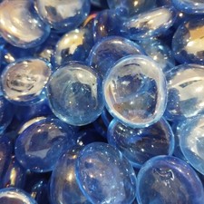 2KG (410-450 PCS) Glass Nuggets Pebbles Stones Gems Bubble Wedding Decor CRAFT-