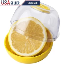 Lemon Storage Container Fresh Keeper Dishwasher Safe Lemon Saver Twist Open Pod