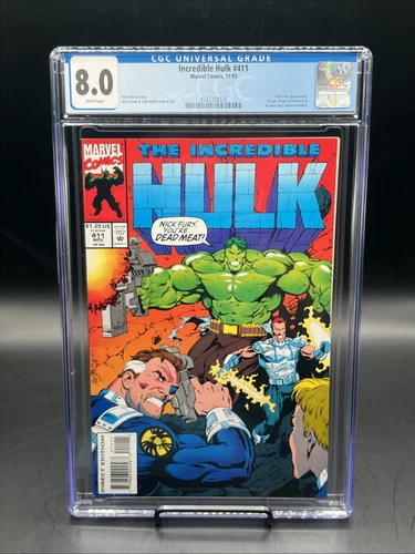 Incredible Hulk #411 (Marvel Comics November 1993) CGC Graded 8.0 White Pgs