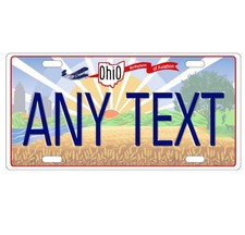 Novelty, Personalized State License Plates-Ohio Sunrise. Three Sizes Available