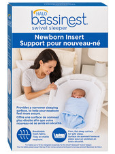Halo BassiNest Swivel Sleeper Newborn Insert White Mesh New Damaged Box