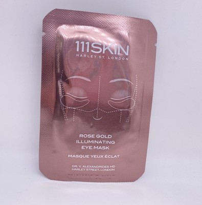111Skin Rose Gold Illuminating Eye Mask 1 Mask 6 ml .2 fl oz EXP 2027