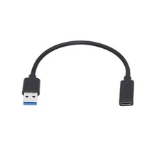 CERRXIAN USB 3.0 Type A Male to C Female Gold Plated 15cm, 15cm