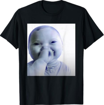 Ai Baby Meme Funny Laughing Baby Baby Meme Brainrot T-Shirt