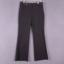 Express Dress Pants Womens 4 R Black Editor Bootcut Mid Rise Preppy Business