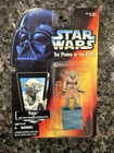 Star Wars Power of the Force Yoda Action Figure w/ Backpack & Gimer Stick