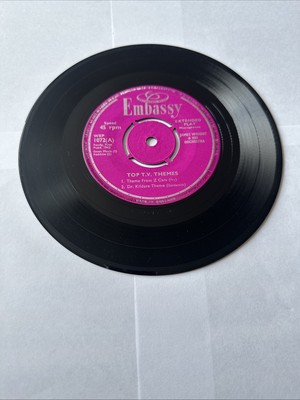 TOP TV THEMES  Z-CARS, DR KILDARE MAIGRET & CORONATION STREET 7in VINYL wep1072