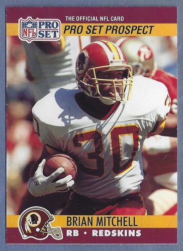 Brian Mitchell #780 1990 Pro Set card