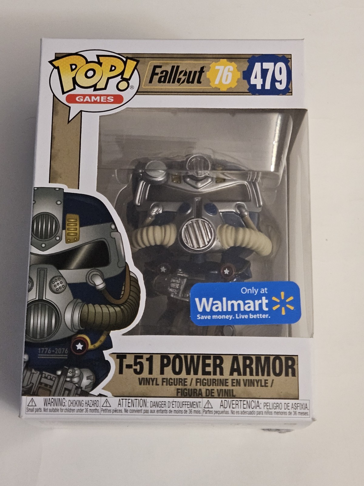 Funko POP! Games Fallout 76 #479 T-51 Power Armor Walmart Exclusive Vaulted
