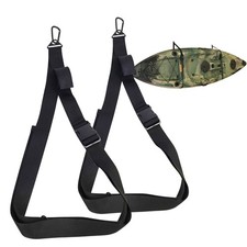Kayak Wall Hanging Storage Strap Nylon Hoist Sling for Standard, Black