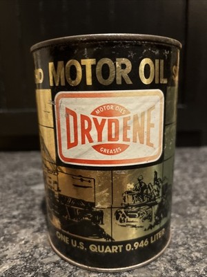 Drydene Supreme XHD Motor Oil 1 Quart Composite Advertising Can 