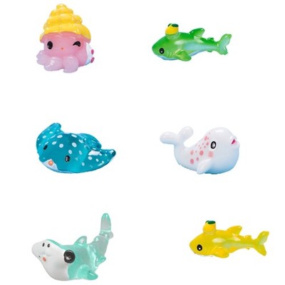 10Piece Set Of Resins Sea Animals for Home and Office Styling