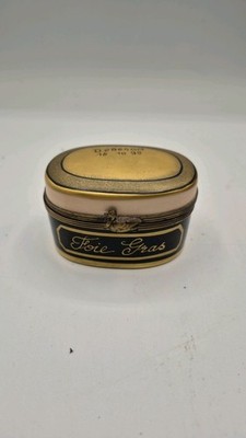 Limoges Foie Gras Trinket Box