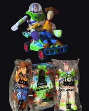 Burger King 1995 Disney's Toy Story Figures Buzz Woody R/C Car Lot Of 3 Sealed