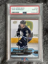 2016-17 Upper Deck #226 Josh Morrissey Young Guns Rookie PSA 10 GEM MINT