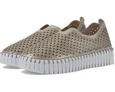 Ilse Jacobsen Tulipu 0023 Silver Platform Slip-on Sneaker Women's EU sizes 36-41