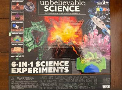 Unbelievable Science 6 in 1 Experiments Set - New