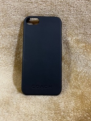 Coach CML MLD iPhone 5/5S  Plastic Cover Black NEW In Box
