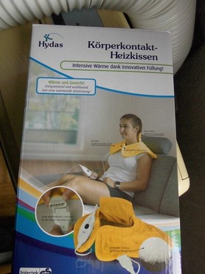 Hydas Körperkontakt-Heizkissen nagelneu und original verpackt, noch nie geöffnet