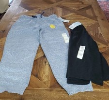 2 pcs Cat  Jack Long Sleeve Top and Jogger pants Size Small