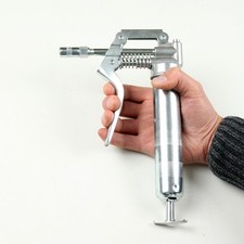 Fettpresse Set 5 tlg. 85g Handfettpresse einhand Handhebel Fettspritze Schlauch 