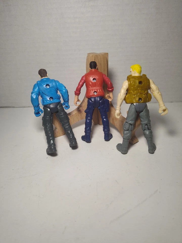 Lote de 3 Figuras de Acción Vintage Años 80 Años 90 Estilo GI Joe 3.75" Foto 4 de 4