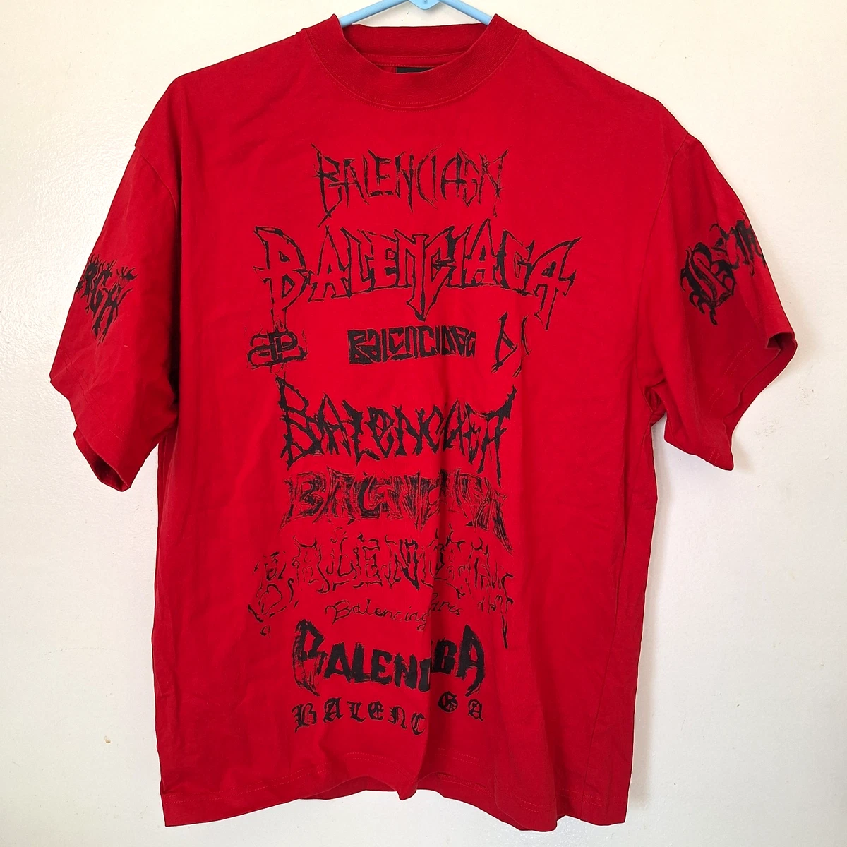 25+ Balenciaga Red T-Shirts for Men for sale | Updated Oct 2026