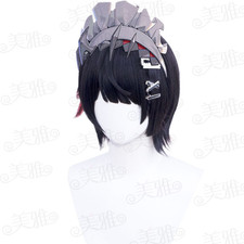 ZZZ Zenless Zone Zero Ellen Joe Cosplay Short Hair Wig Halloween Hairpiece Prop
