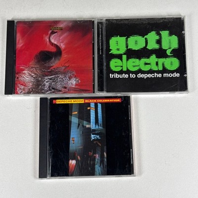 Depeche Mode CD Lot Speak Spell Black Celebration Goth Electro Tribute