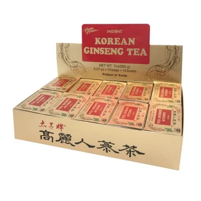 3 Boxes Korean Panax Ginseng Tea - 100 Count-Prince of Peace