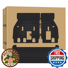 SANBAN-AXE Cargo  Backrest Mat for 2021-2025 Toyota Sienna 7/8-Seat TPE