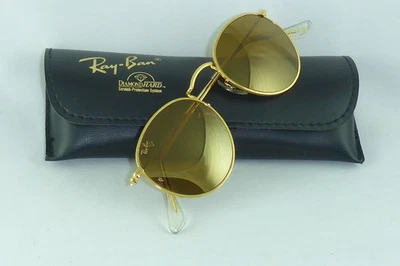 NOS! Vintage Ray Ban Round Metal W1911  Diamond Hard B&L USA survivor collection - Bild 1 von 4