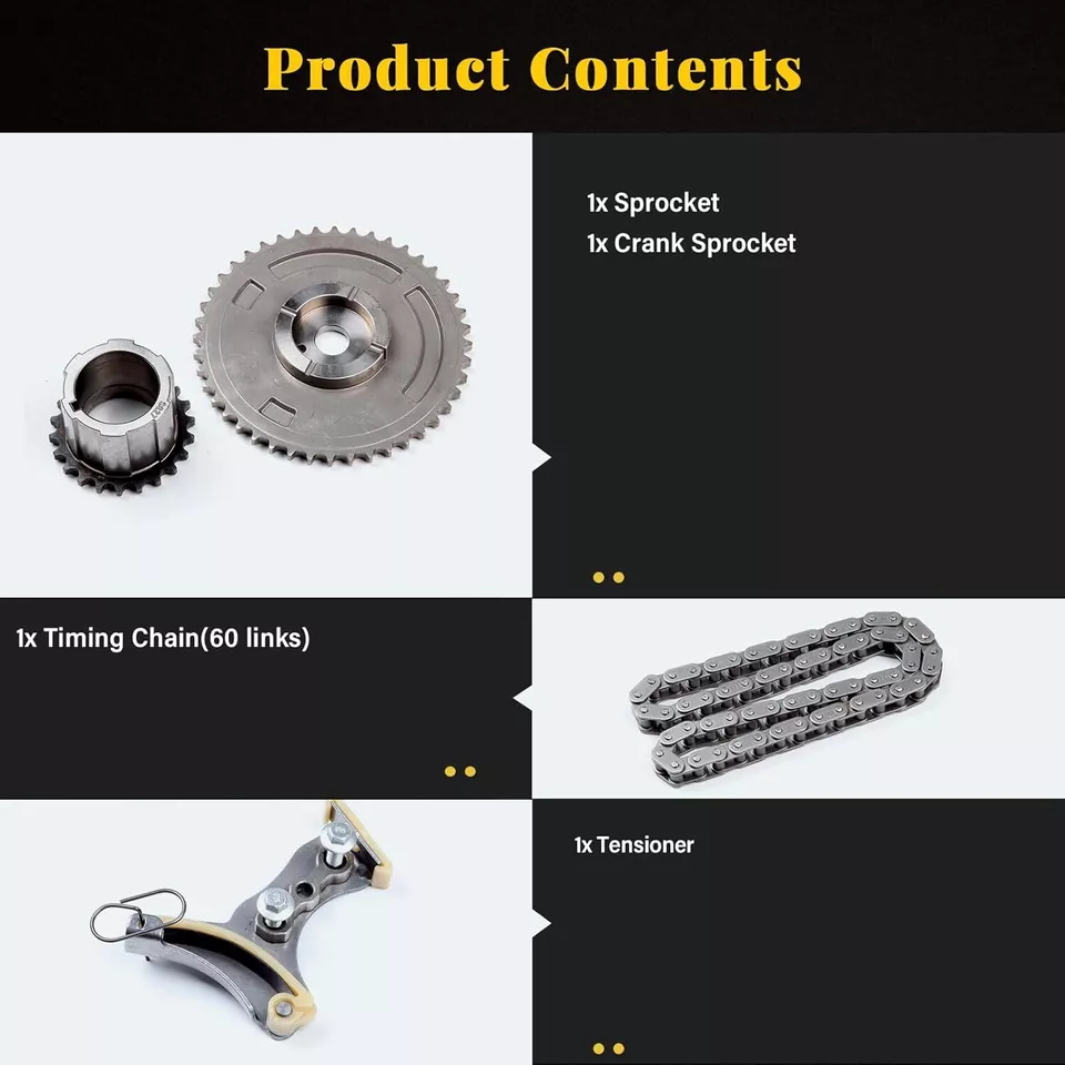 Timing Chain Gasket Kit Water Pump for 07-13 Chevy GMC Yukon 4.8/5.3/6.0/6.2L - Image 4 of 4