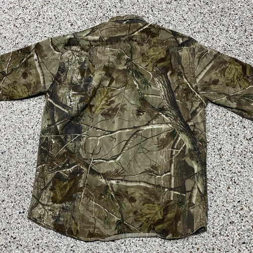 Team Realtree Camo Hunting Button Down Shirt Men's Size M - Picture 6 of 6