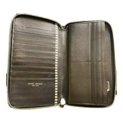 Henri Bendel Leather Leopard Calf Hair Wallet - Picture 4 of 4