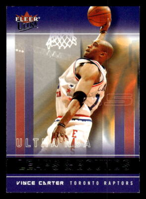 2003-04 Ultra #5 LB Vince Carter Leaps and Bounds #/500