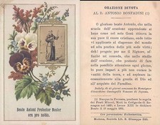 Rarissimo Santino Del Beato Antonio Bonfadini N. 2095