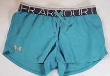 Under Armour HeatGear Loose Fit Youth XL Athletic Shorts YXL Blue Girls