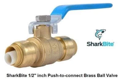 SharkBite 1/2" inch Push-to-connect Brass Ball Valve
