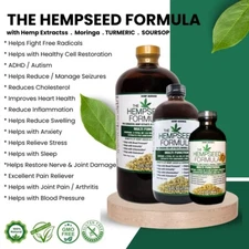HEMPSEED Formula With Moringa Turmeric Soursop Plant-Based By Natural Herbal Lab