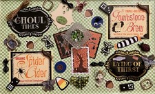 Junk Drawer Lot Trinkets Jewelry Craft Supplies Assemblage VTG Journal Spooky