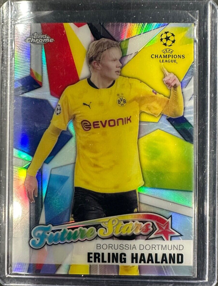 2020-21 Topps Chrome UCL Future Stars Erling Haaland #FS-EH