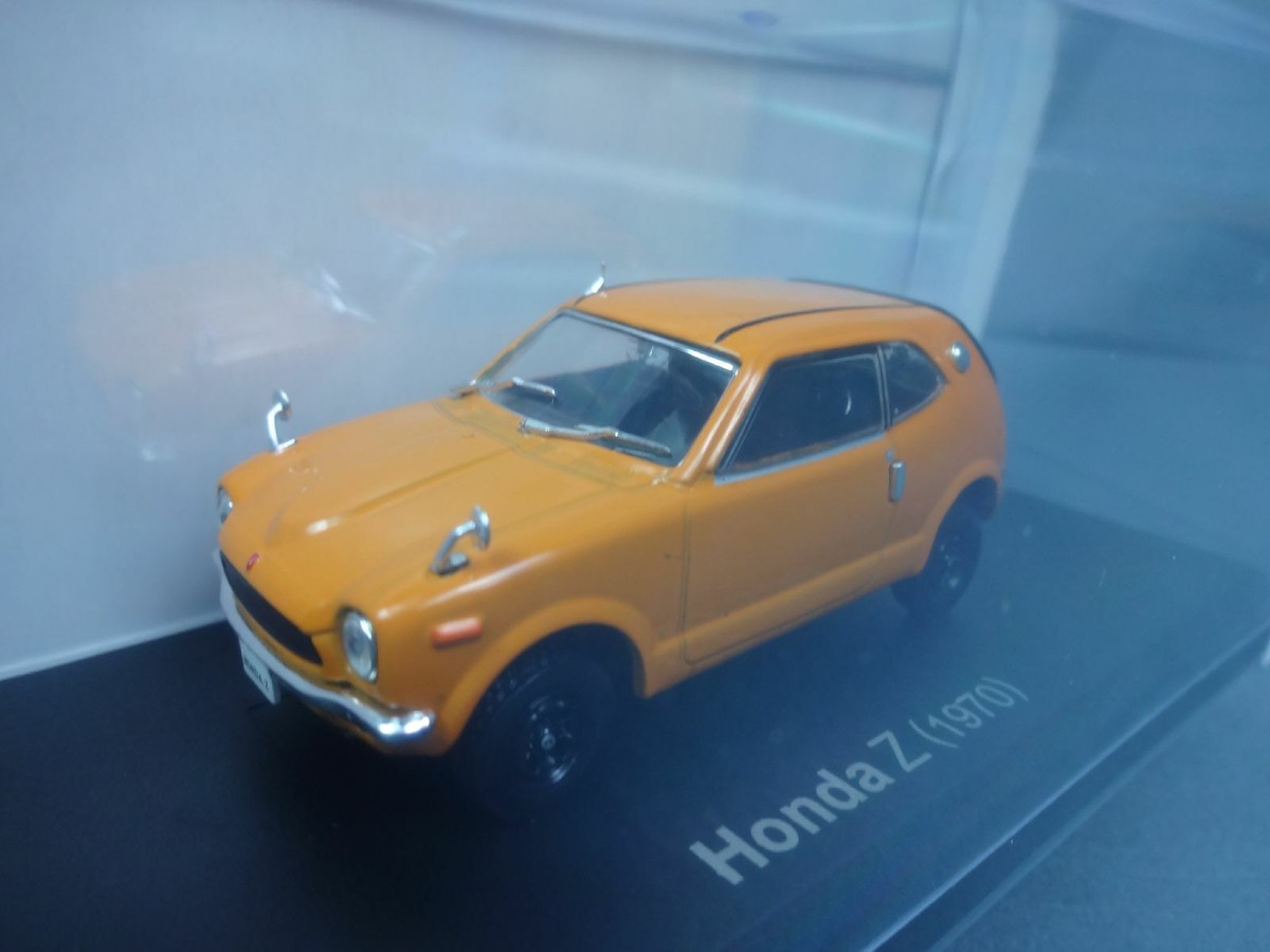 Honda Z 1970 Orange 1/43 Scale Box Mini Car Display Diecast Vol 50
